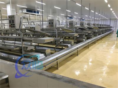 Cina Convogliatore per la lavorazione del pesce Linea di produzione della fabbrica di lavorazione del pesce Linea di produzione di descalcificazione del pesce Pelle di gatto in vendita