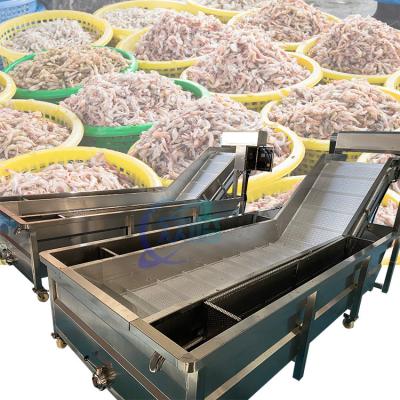 China Máquina de lavagem de produtos hortícolas de circulação de água de alta pressão Máquina de lavagem de frutas Máquina de lavagem de bolhas à venda