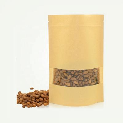 China Food Grade Packaging Bag Moisture Proof Factory Stores Kraft Paper Holder Pouch for sale