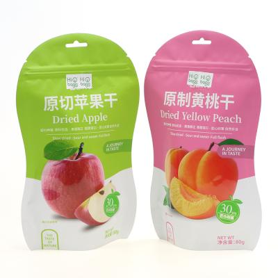 China Safety Hibags Custom Printed Dried Fruit Package Ziplock Plastic Bags With Zipper for sale