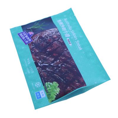 China Safety Printed Reusable Snack Zipper Zipper Bag 3 Sides Standing Heat Seal Plastic Bags For Food for sale