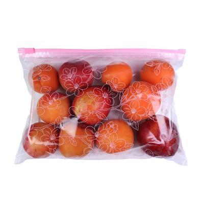 China Double Lane Plastic Ziplock Bag Freezer Lock Moisture Proof Resealable Colorful Self Seal Bag for sale