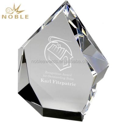 China Europe Sports Souvenir Noble Crystal Block Award Gifts for sale