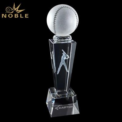 China High Quality Custom Baseball Crystal Sport Award Europe Craft Trophy for sale