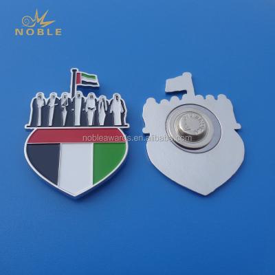 China Mi Flag is UAE National Day Design Metal Pin Badge for sale