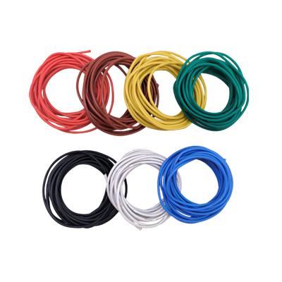 China A.W.G. 6 8 10 12 14 18 Coated Soft Insulated Over Flexible Silicon Heater Wire Harness High Voltage Electric Rubber Cable for sale