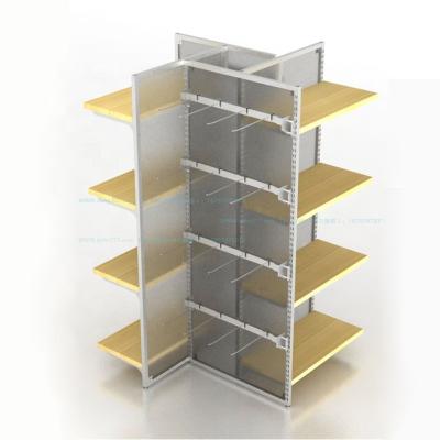 China Four-sided store fittings and displaying supermarket shelves retail store display rack for store wisda-commercial for sale