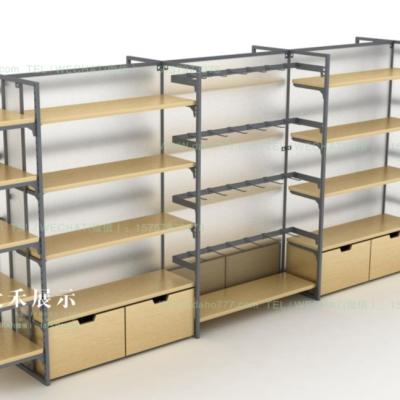 China Gondola shelf for free goods supermarket shelf factory design display shoe shelf for sale