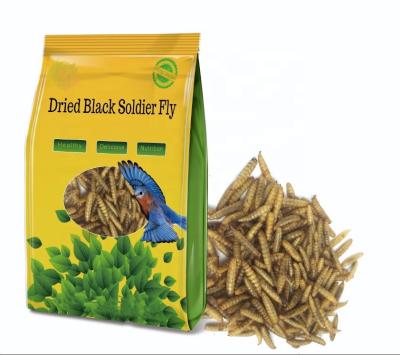 China Amazon Sustainable Hot Sale Dried Mealworm Black Soldier Fly Larvae For Chickens for sale