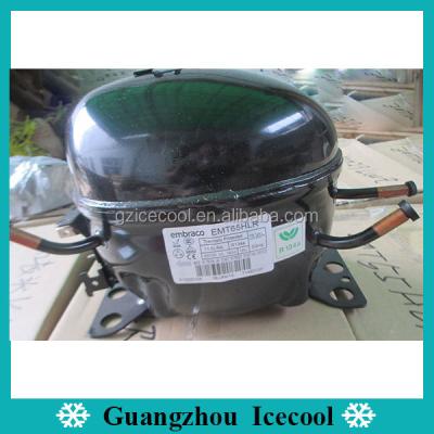 China Refrigeration Parts R134a Aspera Embraco Refrigeration Compressor 1/4 Hp EMT65HLR for sale