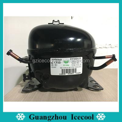 China Refrigeration Parts 1/4HP LBP Embraco Compressor For Refrigerator r134a EMT65HLR Made In China for sale