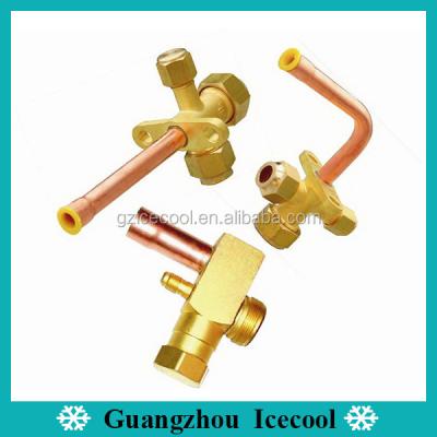 China Refrigeration Parts Competitive Price Air Conditioner Refrigerator Split Valve Service Valve Gas Valve for sale