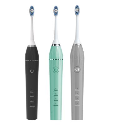 China 2021 Household Wireless Charger IPX7 Waterproof Electric Sonic Toothbrush for sale