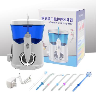 China Dental Equipment Oral Hygiene Product Homeuse 600ml Wireless Dental Irrigator Water Flosser for sale