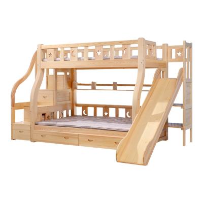 China Modern High Quality Kids Wooden Furniture Sets Adjustable Wooden Bunk Bed Bedroom Bunk Bed For Sale for sale