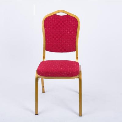 China Modern Stackable Hotel Chairs Red Restaurant Dining Chairs Hotel Banquet Conference Chairs for sale