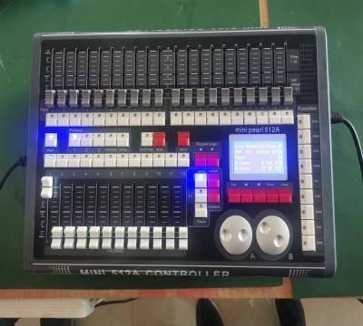 China Mini Pearl 512A Stage Lights Professional Black Control Stage Lighting Console New With Flight Case Packing for sale