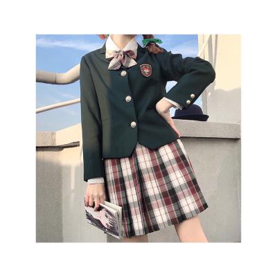 China High Quality Preppy Style Breathable Hot Selling Jk Uniform Pleated Plaid Skirt For Sale for sale