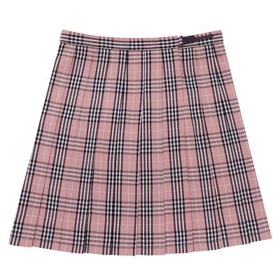 China Adult School Breathable Custom Preppy Girl Style Wholesale Price Short Plaid Skirt for sale