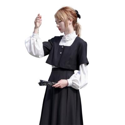 China Competitive Price Breathable Girl Jk School Uniform Maria Suit Preppy Dress For Sale for sale