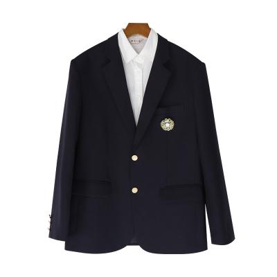 China Anti-wrinkle the most popular customizable sense of design style school uniform preppy suit for sale