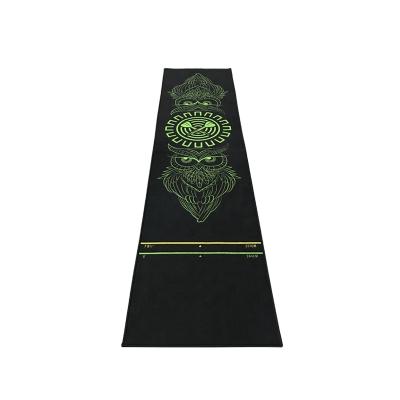 China Professional Promotion Gift Non Slip Dart Resistant Rubber Custom Mat With Oche for sale