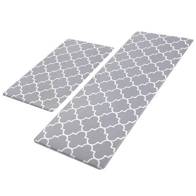 China Custom PVC Non Slip Washable Kitchen Mat Anti Fatigue Kitchen Mat Rug for sale