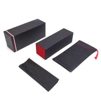 China Fashional Glasses Case Custom Logo Foldable Eyeglasses Case Sunglasses Case Packaging Set for sale