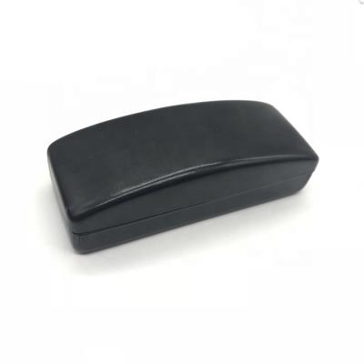 China Eco - Friendly Eyewear Cases Optical Accessories Sample Protective Square Metal Emboss Logo Glass Eyewear Holder Case for sale