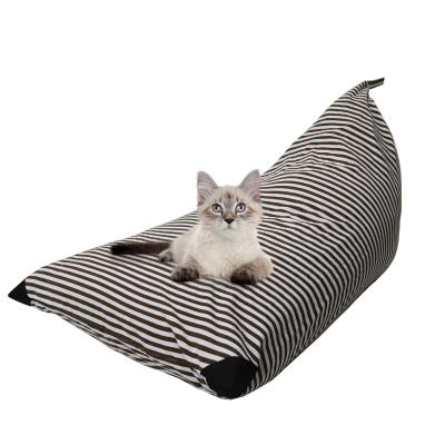 China Viable dog and cat color striped sofa lazy chair for sale