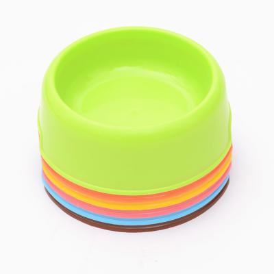 China Sustainable High Quality Eco - Friendly Plastic Multi - Color Pad Bowls For Pets for sale