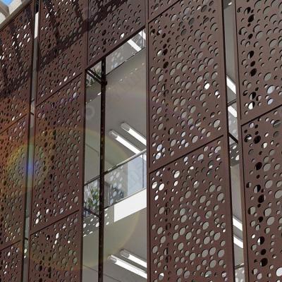 China Modern decoration design shading aluminum profile for curtain wall for sale