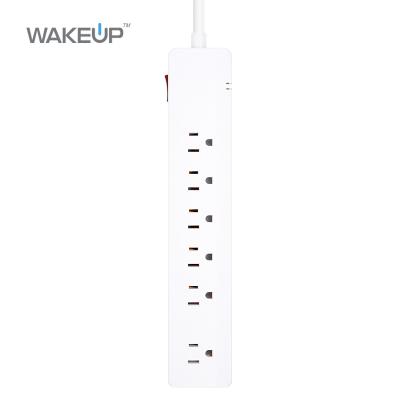 China Residential / General Purpose ETL&cETL Listed 6 Outlet Fast Load 1200J Surge Protector With Switch Power Strip On for sale