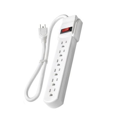 China Residential / General Purpose ETL&cETL Listed 6 Outlet Fast Charge With Switch Power Strip On for sale