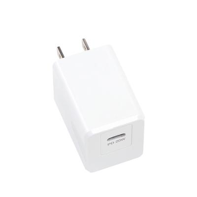 China ETL and cETL USB Home/General Purpose Charger 5V 9V 12V PD20W with Foldable Plug Type C for sale