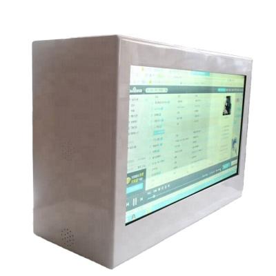 China 26 inch indoor 16:9 ratio transparent lcd display showbox with touch screen. for sale