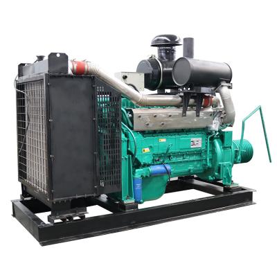 China water cooled 6126ZLP diesel engine with clutch and pulley 256KW 350hp for wood chipper or chipper machine for sale