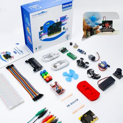 China Education Yahboom Factory Toy Kids Python Programming STEAM BBC Microbit V2 Electronic Starter Kit for sale