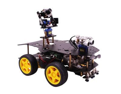 China Yahboom Raspberry Pi Programming Educational 4WD Robot Car Kit with AI Gameplays for 4B 6000200017 for sale