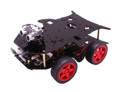 China Yahboom STEM Cost-effective Graphic Education DIY Programming Robot 4WD Car Kit 256x183x130mm for sale