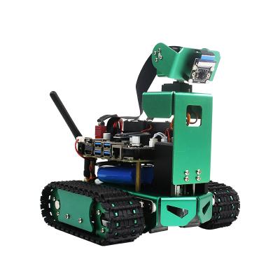 China Pathing Prevention/Recognition/Color/Tracking/Anti-Drop Python Yahboom Jetbot Programming Multi Functional AI Robot Smart Car Based On Jetson 4GB NANO for sale