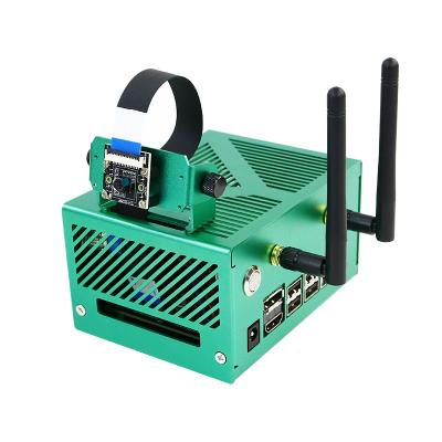 China Nvi-Diameter Jetson Xavier NX Green Aluminum Alloy Case Support Camera Mount for Jetson Xavier NX Yahboom for sale