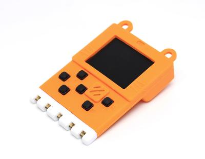 China Makecode Arcade and Retro Python Meowbit Game Computer Codable Card Size Graphics Console for Microsoft Makecode Arcade - Orange for sale