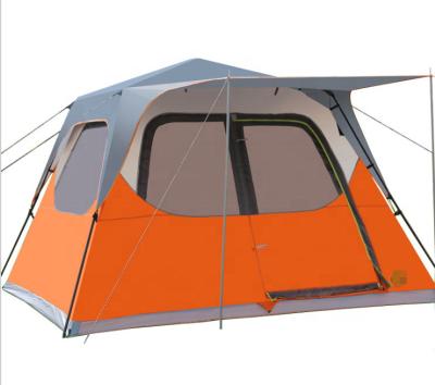 China Portable Full Automatic Open Outdoor Double Deck 5-6 Persons Camping Rainstorm Tourists Camping Tent Large for sale