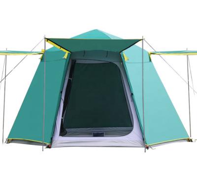 China Portable Quick-open Automatic 6 Person Thickened Sunscreen and Family Multi-person Leisure Rainproof Outdoor Camping Tent for sale