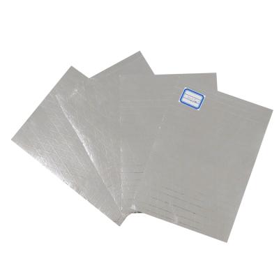 China Aluminum Film Insulation MPET Industrial Facing Sarking Materials Foil Aluminum Scrim MPET Kraft Paper Materials for sale