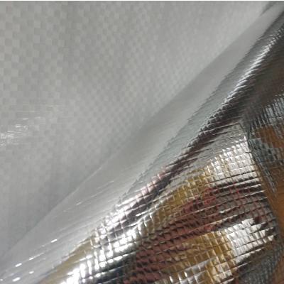 China Industrial Single Side Aluminum Foil PE Woven Fabric For Insulation for sale