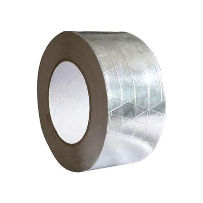 China Heat Resistant FSK Reinforced HVAC Aluminum Foil Tape Kraft Tape for sale