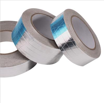 China Good Use Heat Resistant Custom Wrapping Aluminum Foil Adhesive Back Tape With Paper Liner for sale