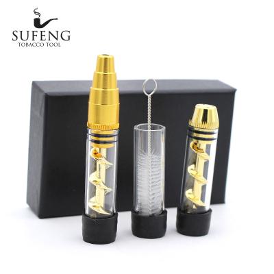 China New minimalist high quality metal filter tip metal pipe stainless steel metal pipe tobacco glass accessories for sale